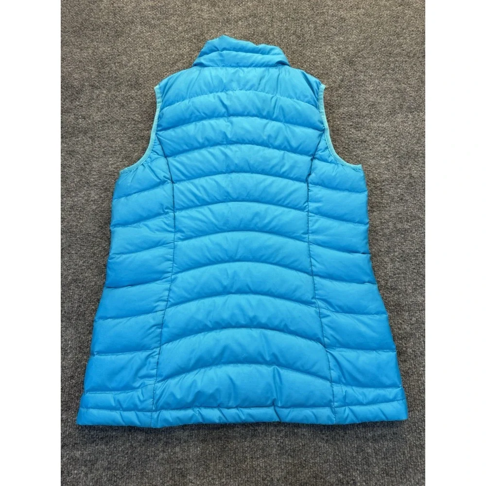 Patagonia Girls Size Large 12 Down Vest Blue Puffer Full Zip